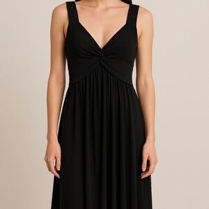 Jones New York Black Beaded Midi Dress  NWT– Size 6